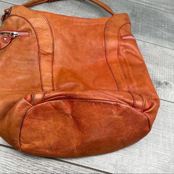 VINTAGE MARZIA Made in Italy GENUINE LEATHER HOBO Bag Purse - Picture 7 of 15